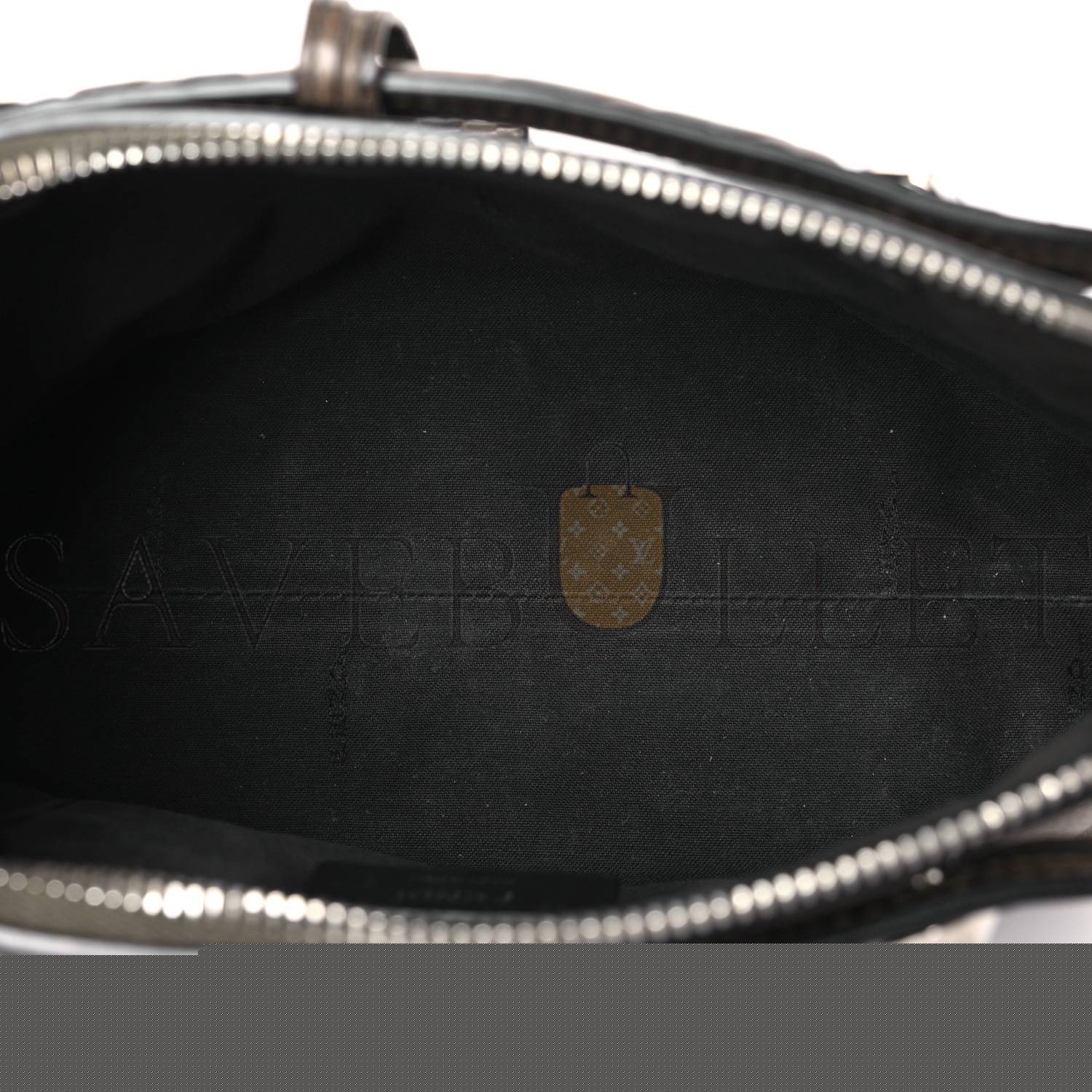 f**di vitello D01ce bi-color ff 1974 embossed mini by the way boston bag maya black (22*14*10cm)