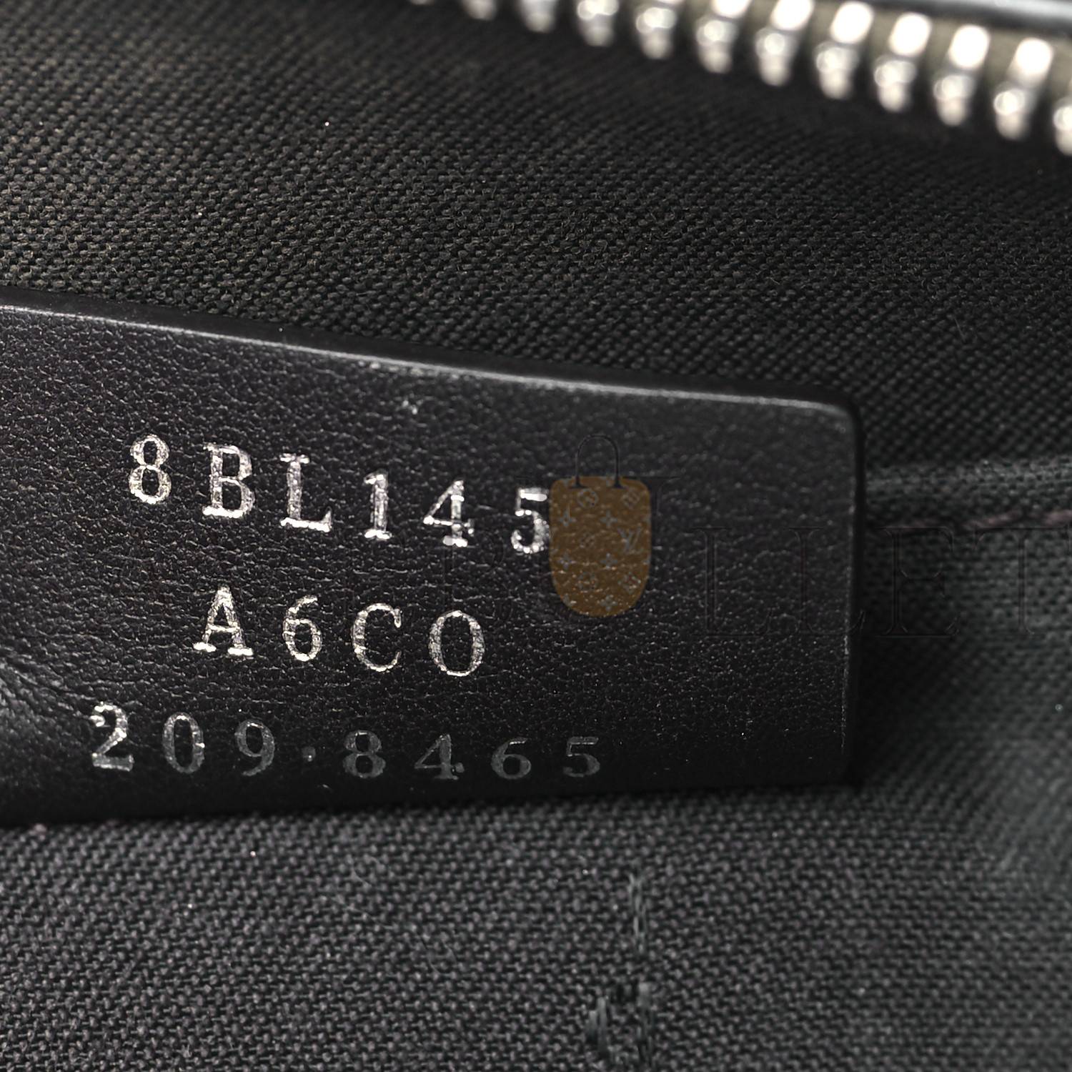 f**di vitello D01ce bi-color ff 1974 embossed mini by the way boston bag maya black (22*14*10cm)