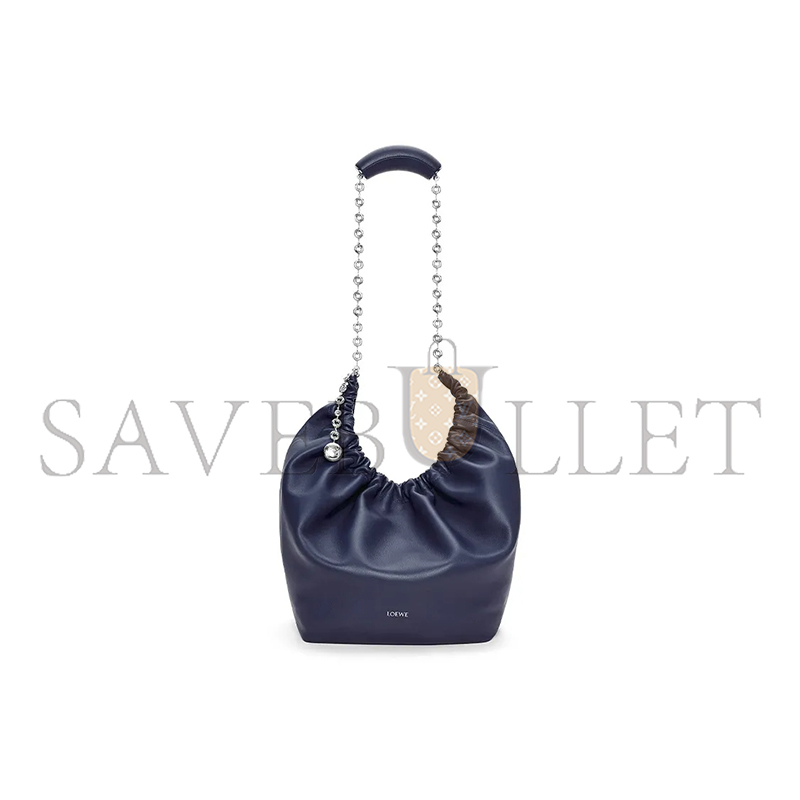 L0ew* medium soft nappa sheep leather squeeze bag a914q37x01-4467 (34*33*13.5cm)