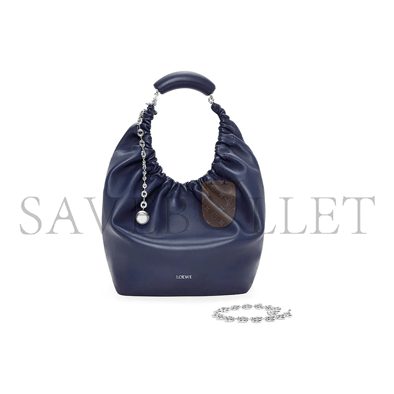 L0ew* medium soft nappa sheep leather squeeze bag a914q37x01-4467 (34*33*13.5cm)