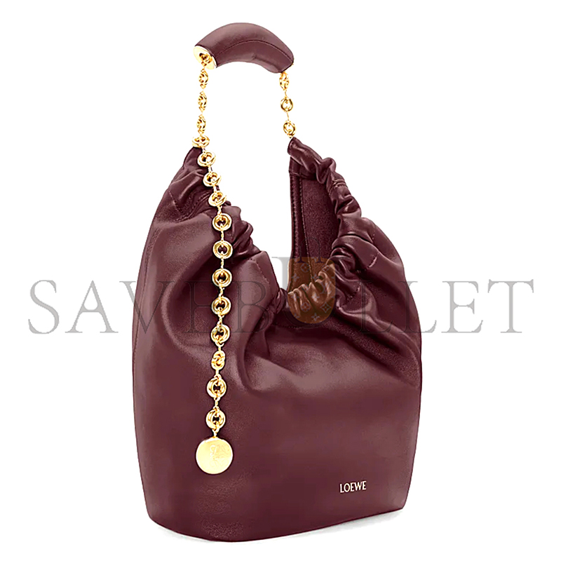 L0ew* small soft nappa sheep leather squeeze bag a914nchx01-03 (29*24*10.5cm)