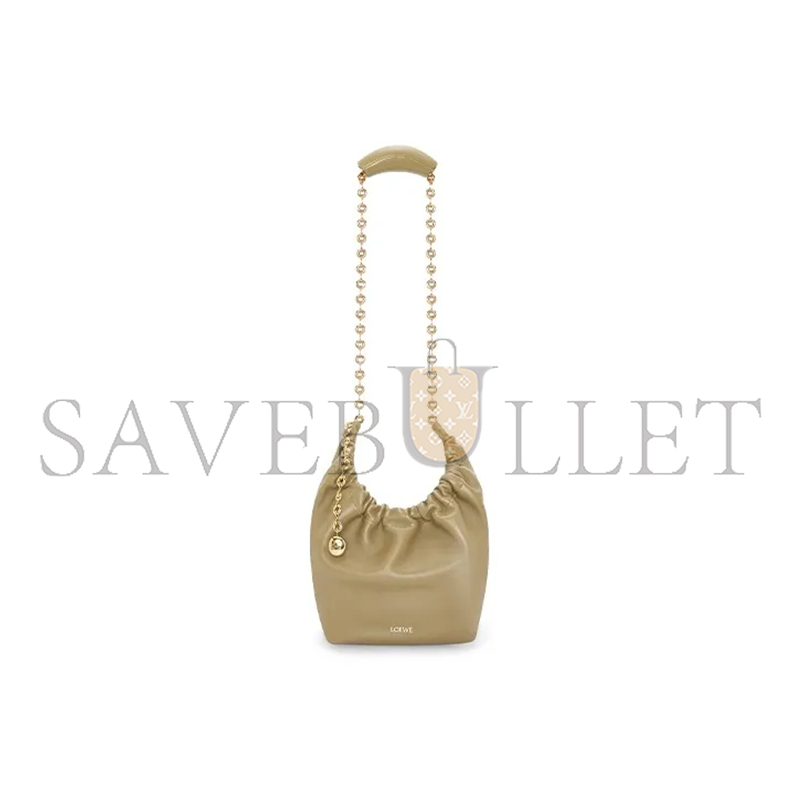 L0ew* small soft nappa sheep leather squeeze bag a914nchx01-9584 (29*24*10.5cm)