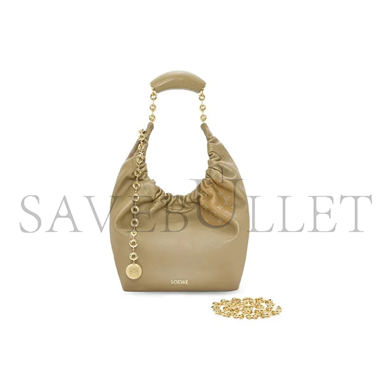 L0ew* small soft nappa sheep leather squeeze bag a914nchx01-9584 (29*24*10.5cm)