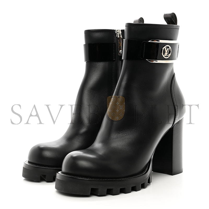 l0vis Vvtt0n calfskin star trail ankle boots 38 black 1409847