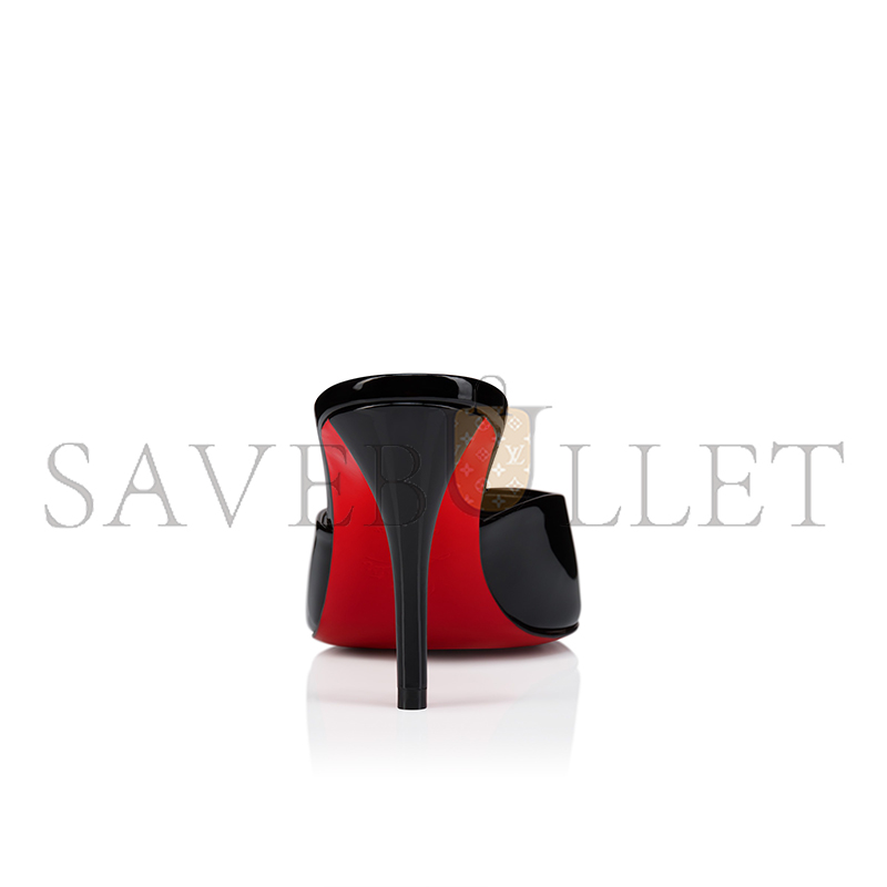 Chr1st1an louboutin miss z mule80 mm mules patent calf leather black women 1250997b439