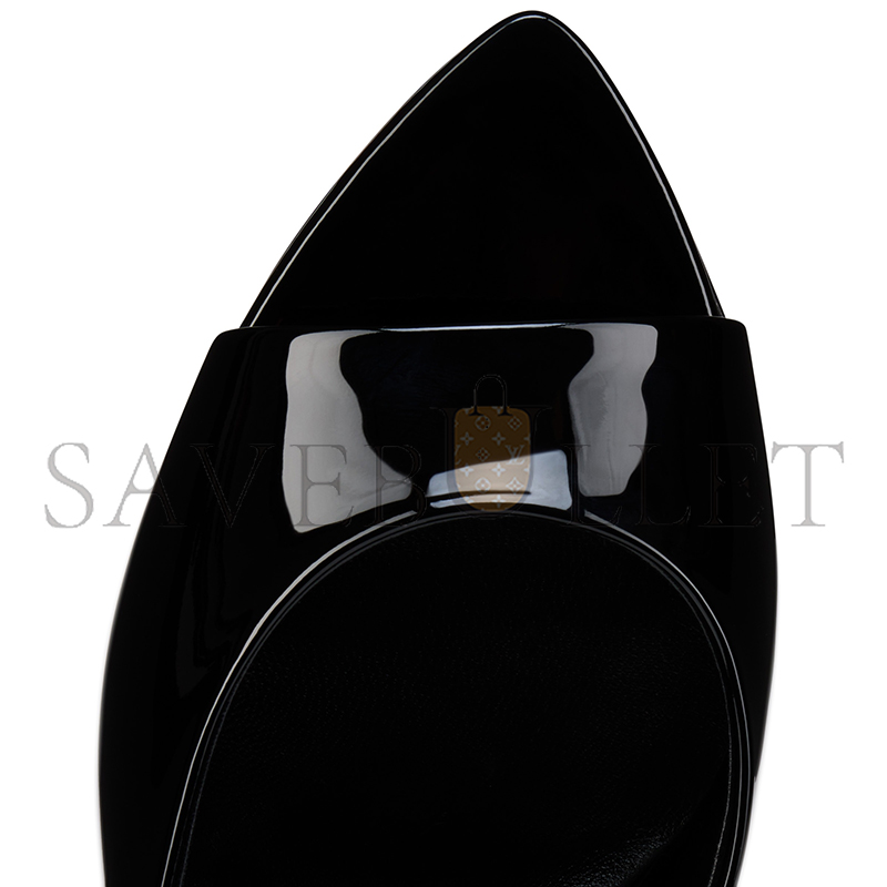 Chr1st1an louboutin miss z mule80 mm mules patent calf leather black women 1250997b439
