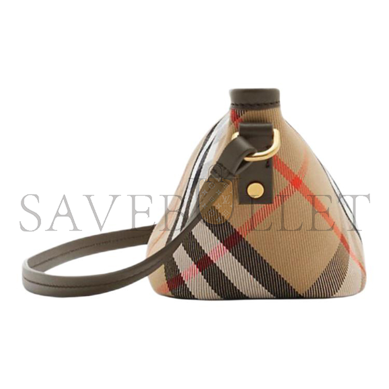Bv*b*rry check mini shoulder bag 80952961 (20*10*9cm)