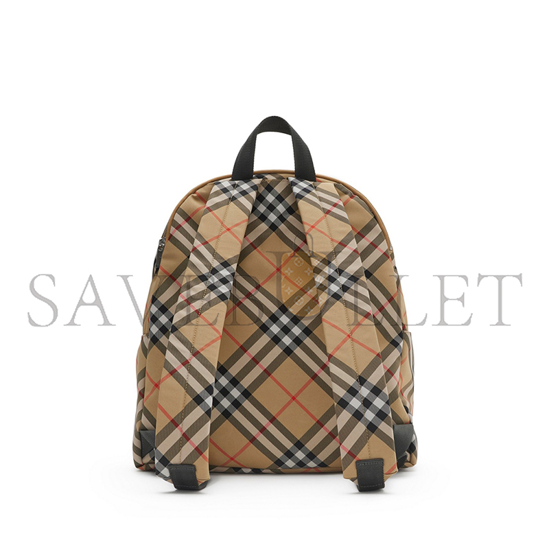 Bv*b*rry plaid backpack 80913121 (41*35*14cm)