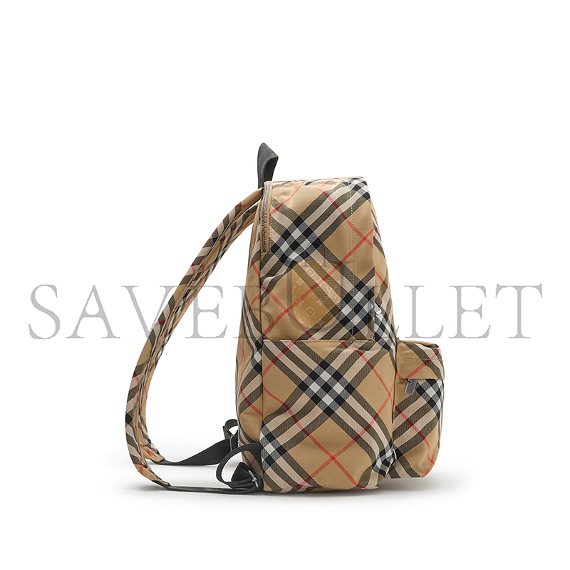 Bv*b*rry plaid backpack 80913121 (41*35*14cm)