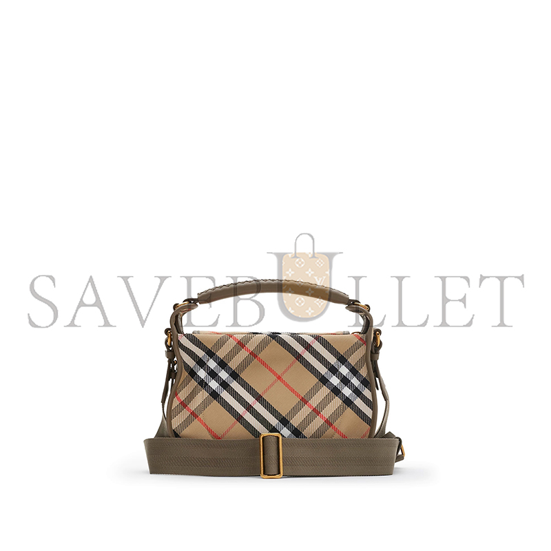 Bv*b*rry small b-shaped snap messenger bag 81081201 (27.5*19*11cm)