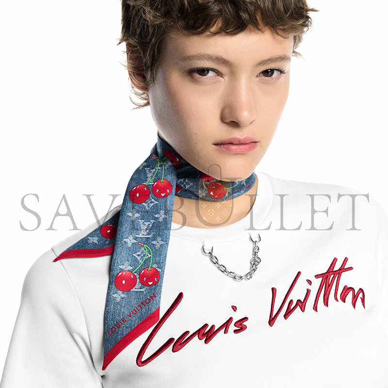 l0vis Vvtt0n murakami lv x tm denim cerise bandeau m96390