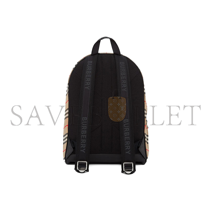 Bv*b*rry check backpack 8016106 (42.5*30.5*14.5cm)