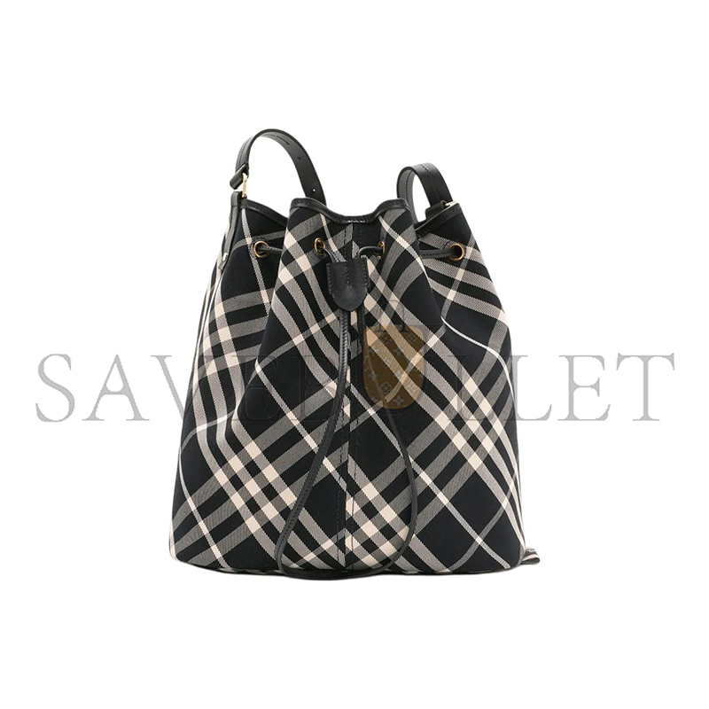 Bv*b*rry medium check bucket bag 80938711 (29*27.5*16cm)