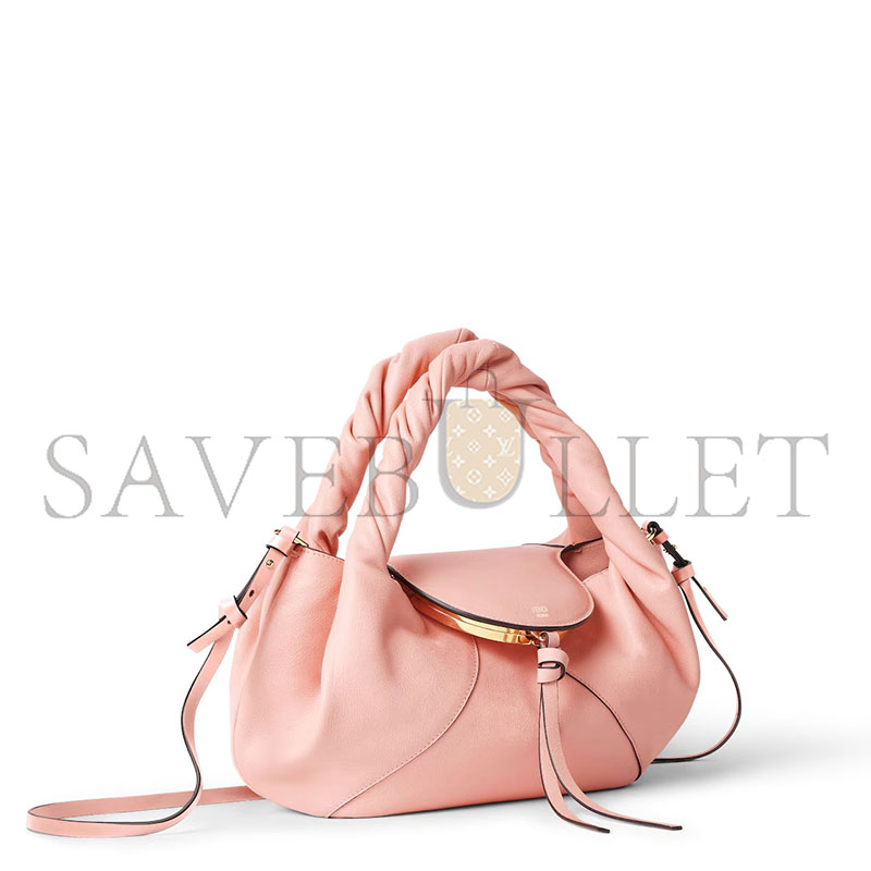F**di spy small pink leather bag 8br838ayctf13vm (32*18*12cm)