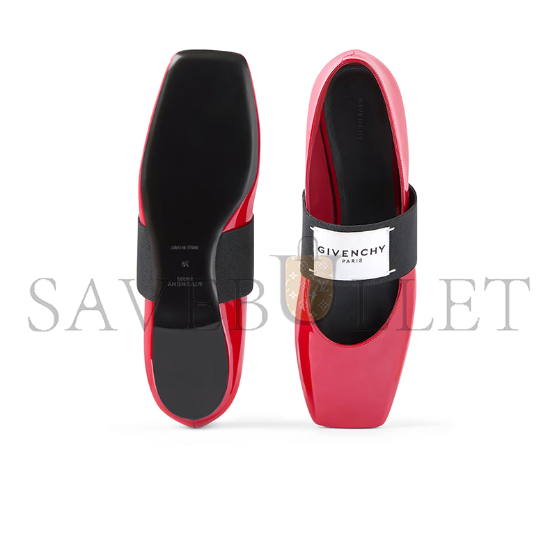 G1uenchy sliced square ballerinas in patent leather be5010e2ff-699
