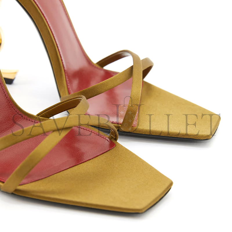 Y51 opyum sandals in satin crepe