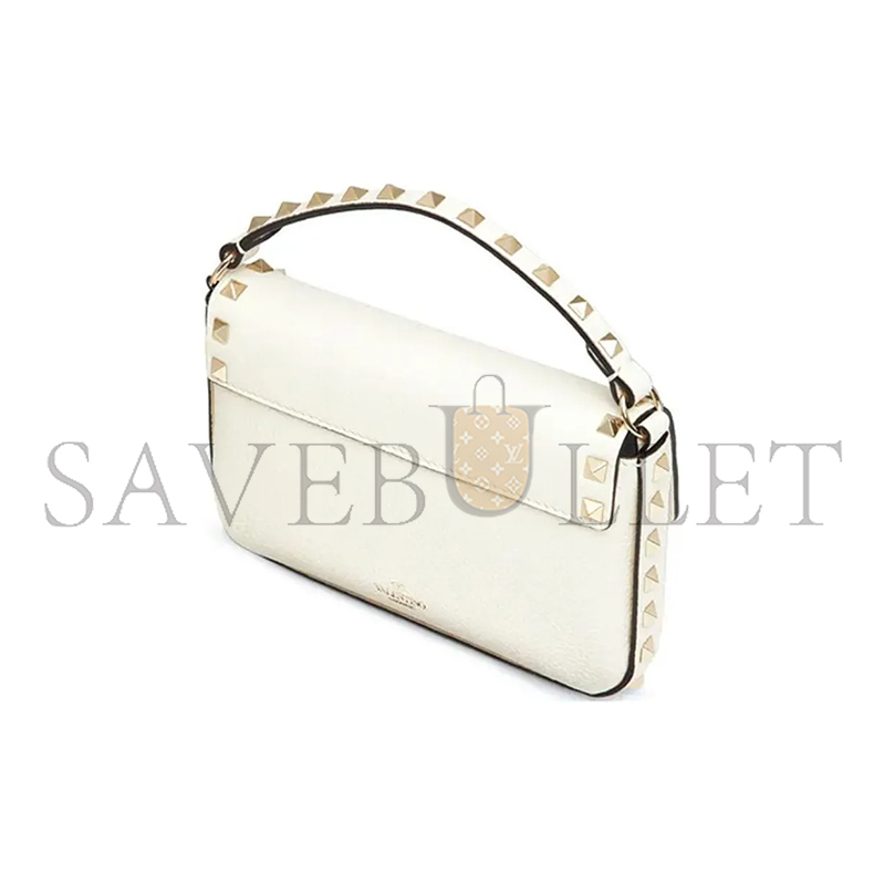 Va1e*ntin0 garavani small rockstud leather top handle bag vw0p0w07vshi16 (19*13.5*3cm)