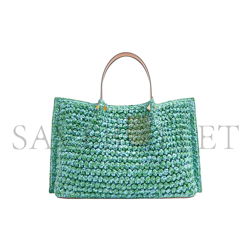 Va1e*ntin0 garavani medium raffia vlogo signature tote w2b0r44iehqs3 (35*25*17cm)