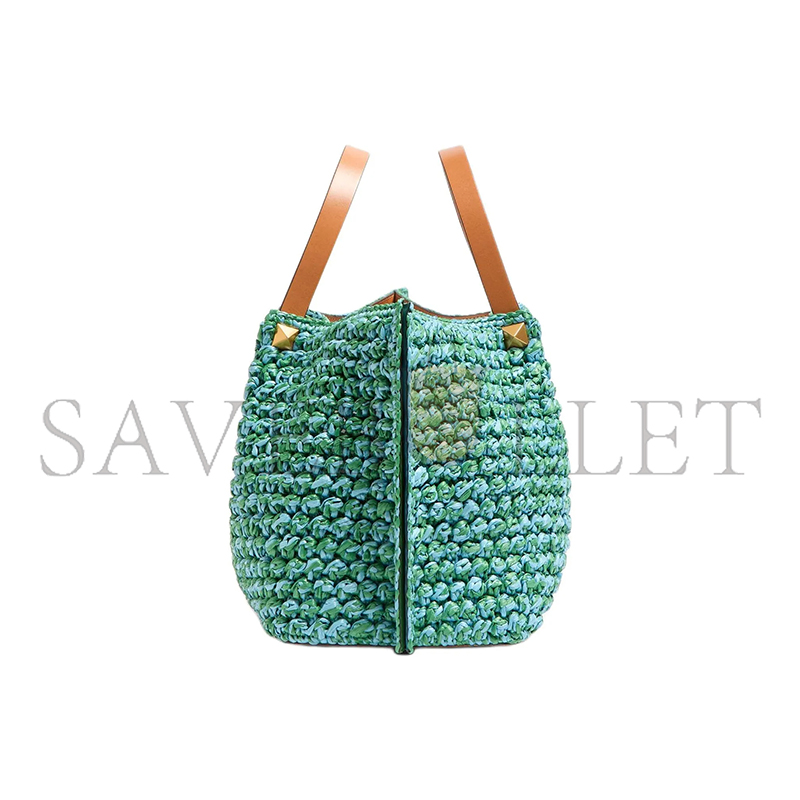Va1e*ntin0 garavani medium raffia vlogo signature tote w2b0r44iehqs3 (35*25*17cm)