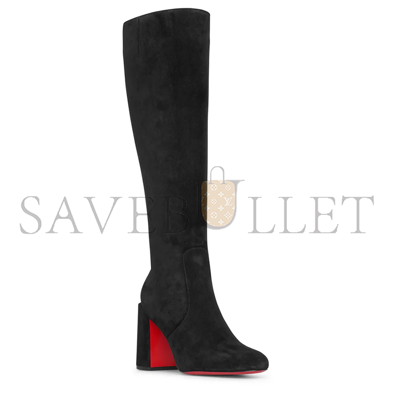 Chr1st1an louboutin cavalika 85 black suede boots
