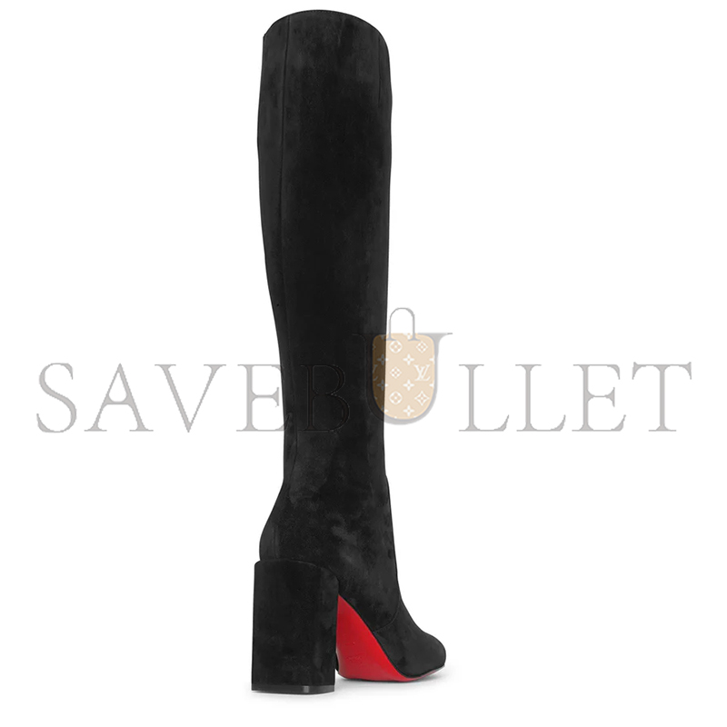 Chr1st1an louboutin cavalika 85 black suede boots