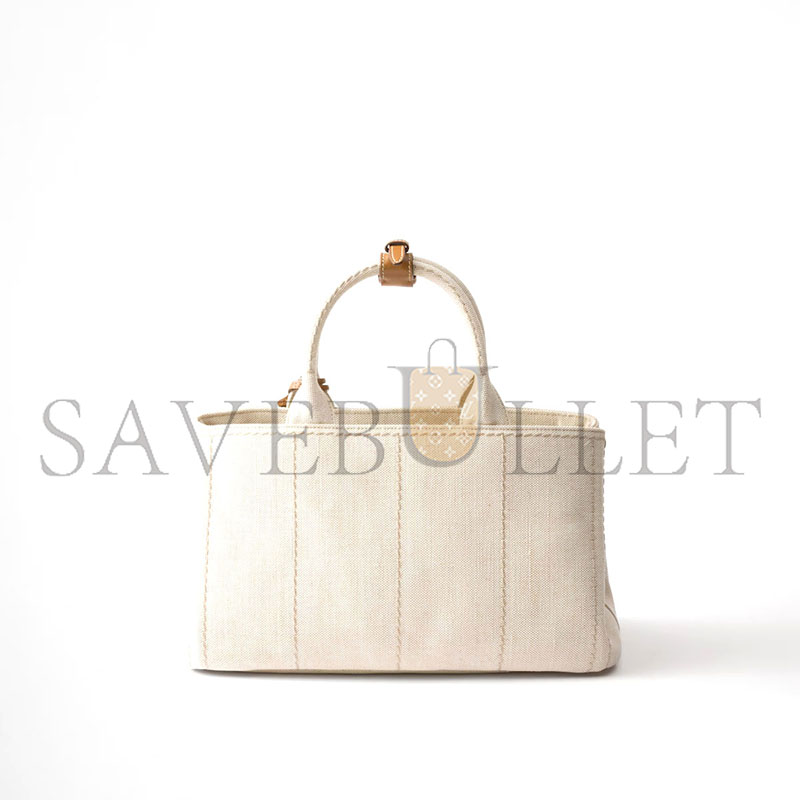 Pra*a jardiniÈre large linen blend handbag 1bg554 (33*20*18cm)