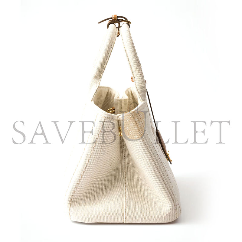 Pra*a jardiniÈre large linen blend handbag 1bg554 (33*20*18cm)