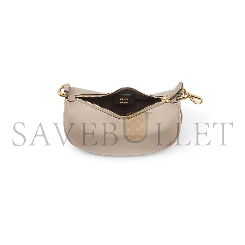 F**di F**digraphy mini dove grey leather mini-bag 8bs081a5dyf1jct (20*13*7.5cm)