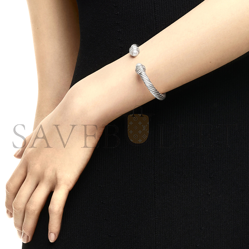 dau1d Yvrm*n classic cable bracelet b14391dssdpedi