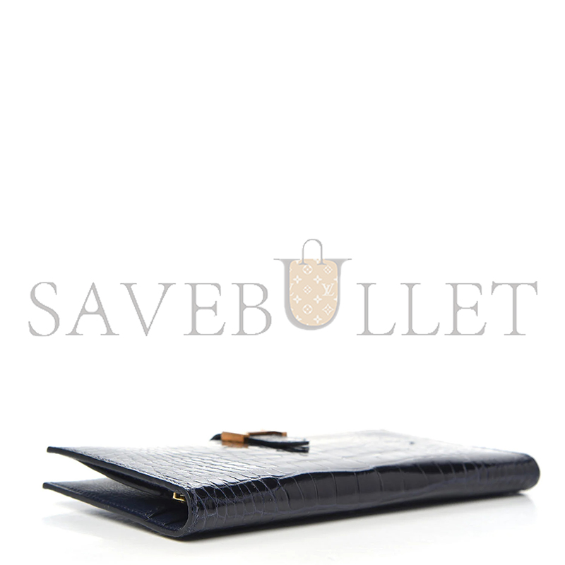 H**me5 matser shiny alligator bearn wallet (17.5*9cm)