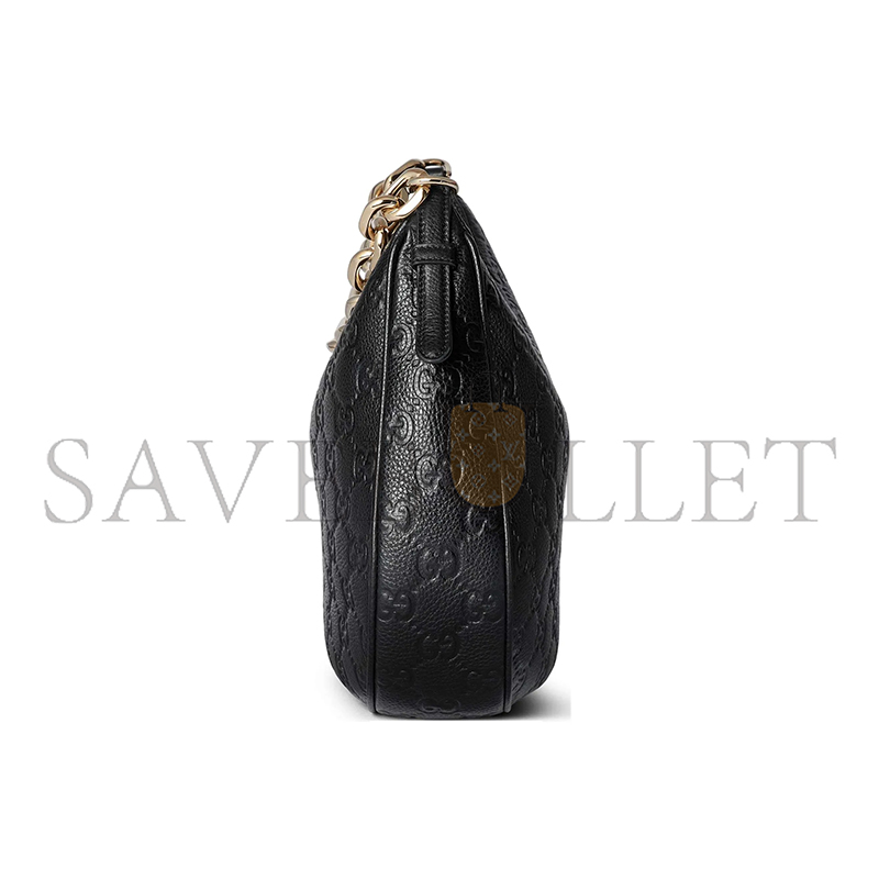 Gvc*1 gg emblem medium shoulder bag 820453aaeem1000 (32*24*7cm)