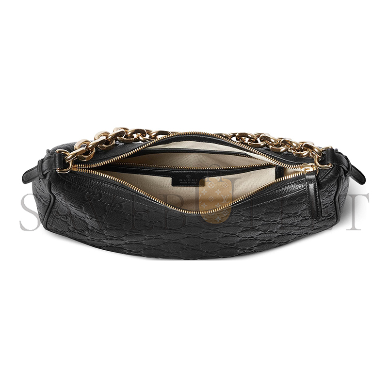 Gvc*1 gg emblem medium shoulder bag 820453aaeem1000 (32*24*7cm)