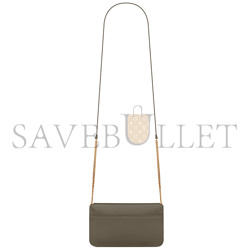 Y51 cassandre phone holder in smooth leather 6350950u40j3212 (18.5*11*2.5cm)