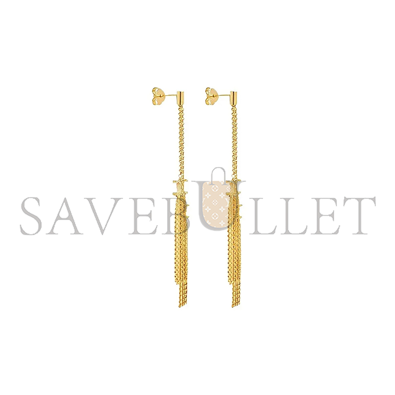 Ce1i*e triomphe folk double c pendant earrings 460oi6bra.35or