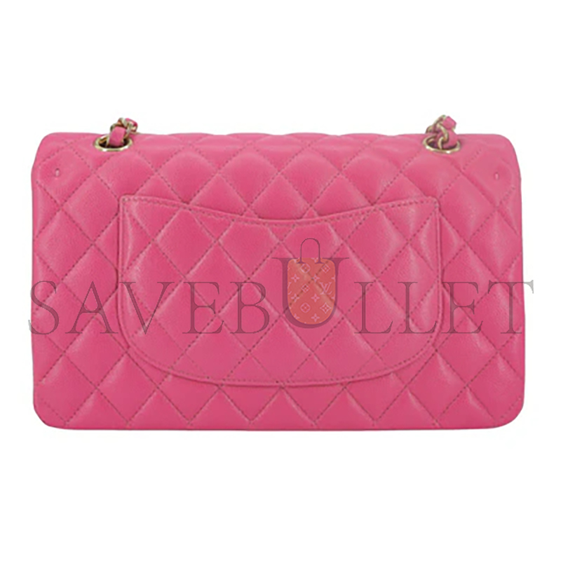 Ch**el 19c barbie pink caviar medium classic double flap bag (25.5*16*7.5cm)