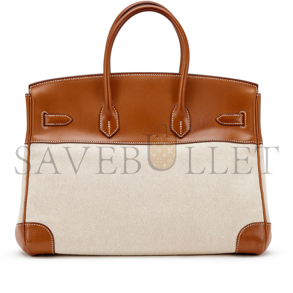 h**mes birkin 30 swift G01den brown canvas bag gold buckle handbag b0d87l8zbt (30*20*13cm)