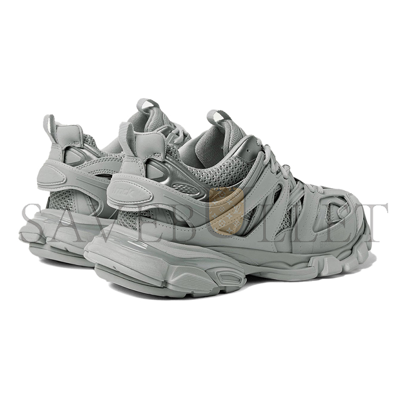 Ba*len*cia*ga track nylon mesh and rubber sneakers gray 542436w2la13253