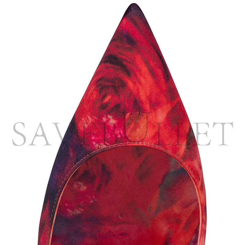 Ch**an louboutinCh**an kate 100 mm pumps-roses printed crepe satin-multicolor-women 1250085j646
