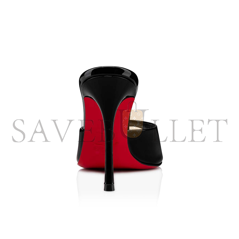 Ch**an louboutin me dolly 100 mm mules-patent calf leather-black-women 1221318b439