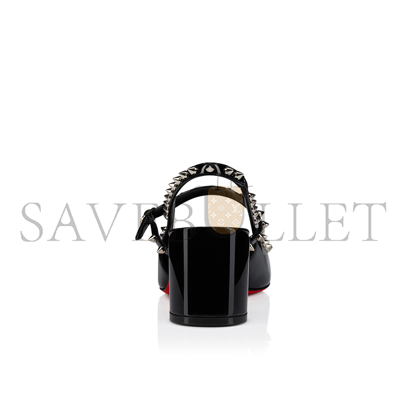 Ch**an louboutin janispikes 55 mm mary janes-patent leather-black-women 1250705b439