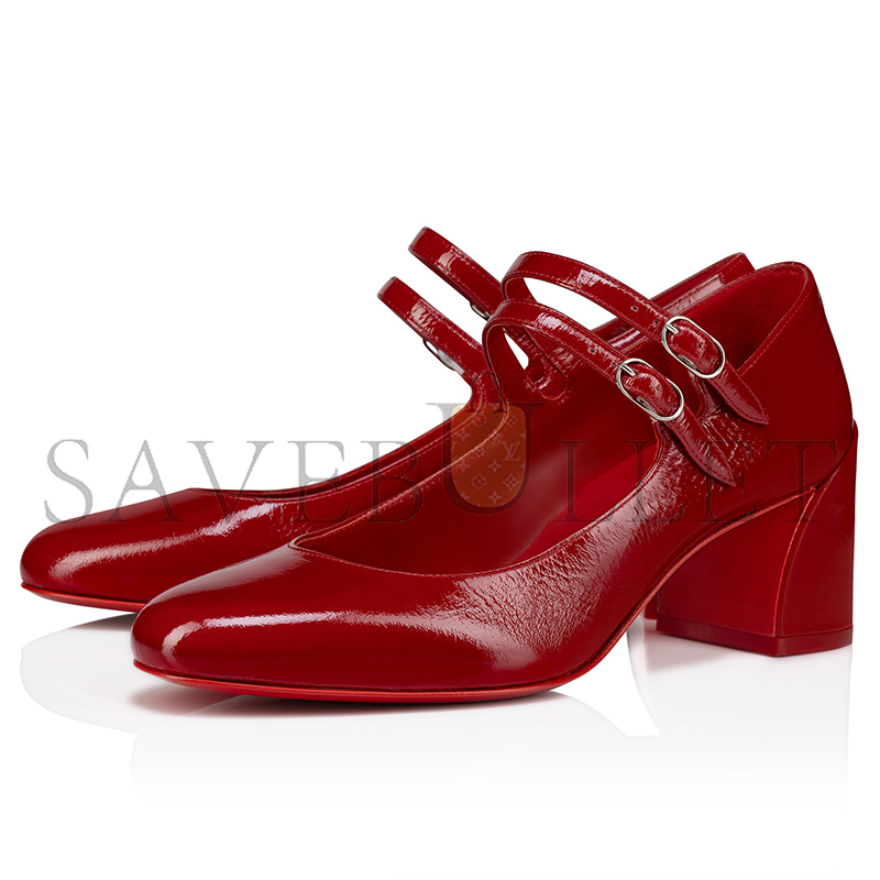 Ch**an louboutin miss jane 55 mm mary janes-vog patent leather-loubi-women 1250478r558
