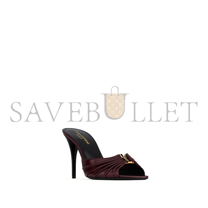 Y*L babylone mules in smooth leather 819075aaehf6629