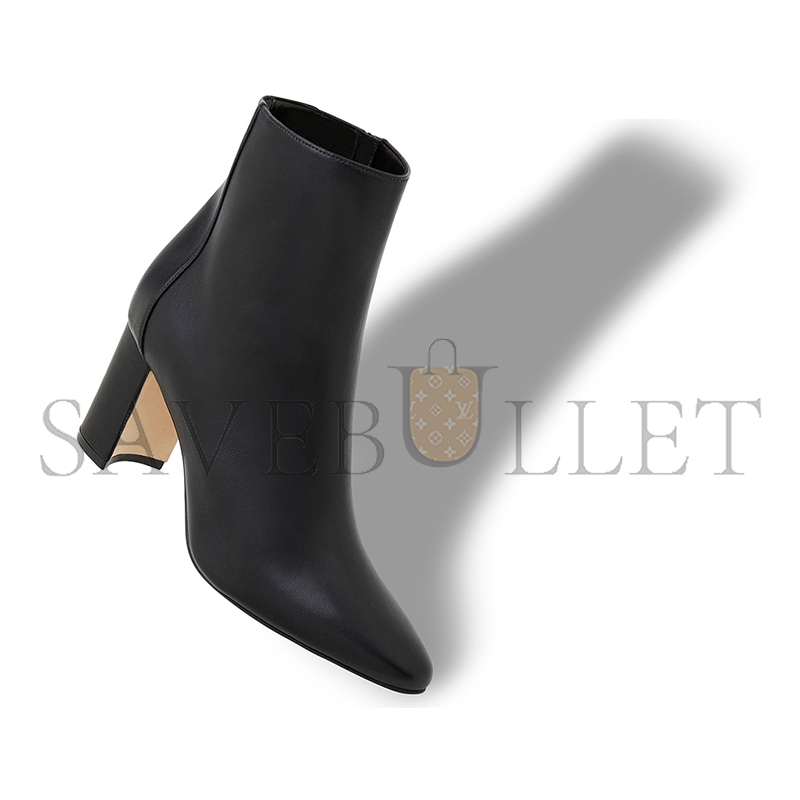 man010 B1ahn*k rosie black nappa leather ankle boots 219-0385-0003