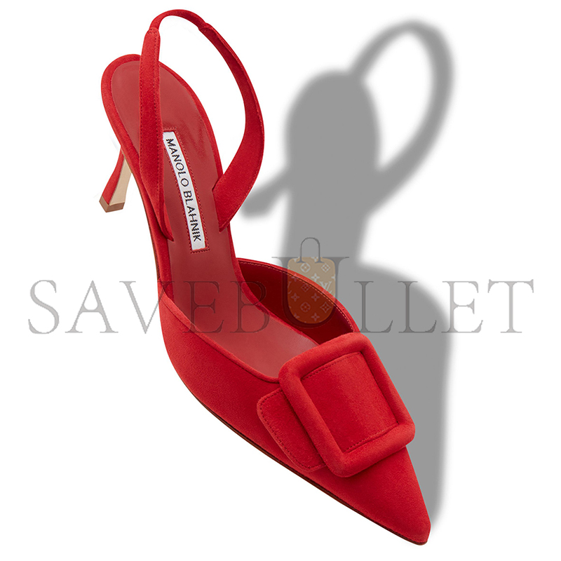 man010 B1ahn*k may*li red suede slingback pumps 219-0182-0002