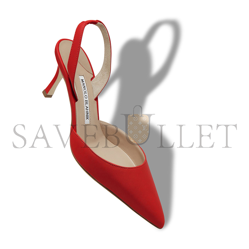 man010 B1ahn*k carolyne 70 red nappa leather slingback pumps 9xx-0757-0020