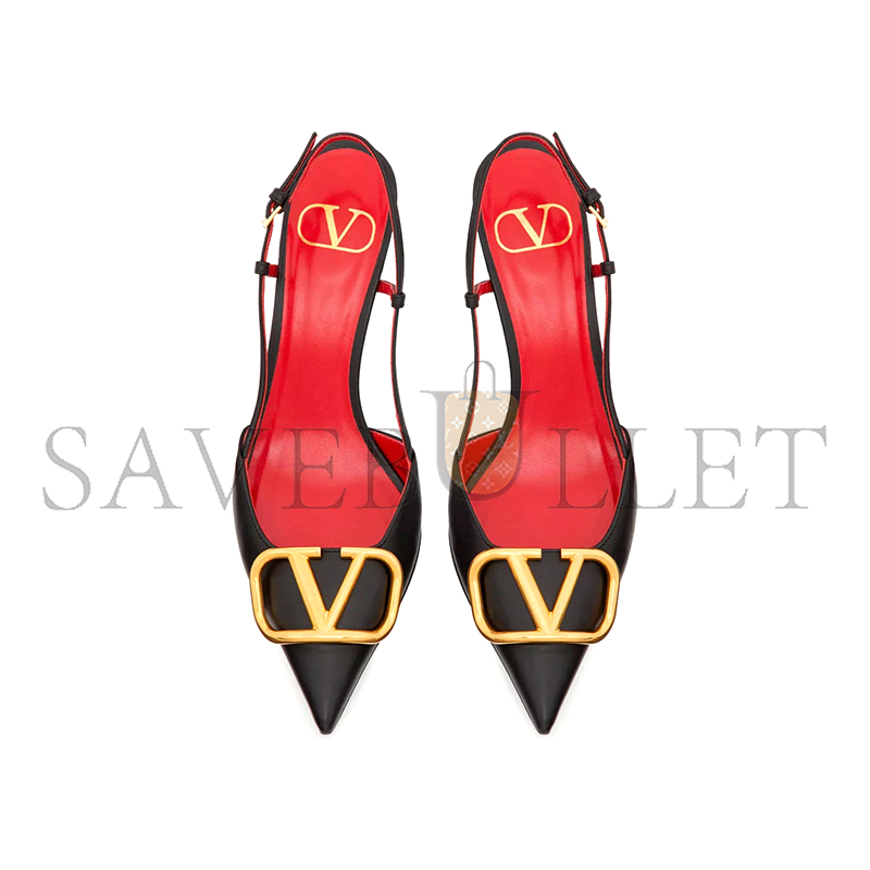 Va1e*ntin0 vlogo signature calfskin slingback pump 80mm 3.15in 5w2s0r01dsh_0no