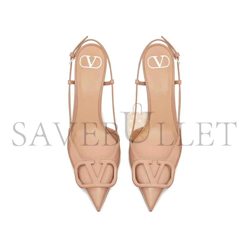 Va1e*ntin0 vlogo signature patent leather slingback pump 80mm 3.15in 5w2s0r01tmk_gf9