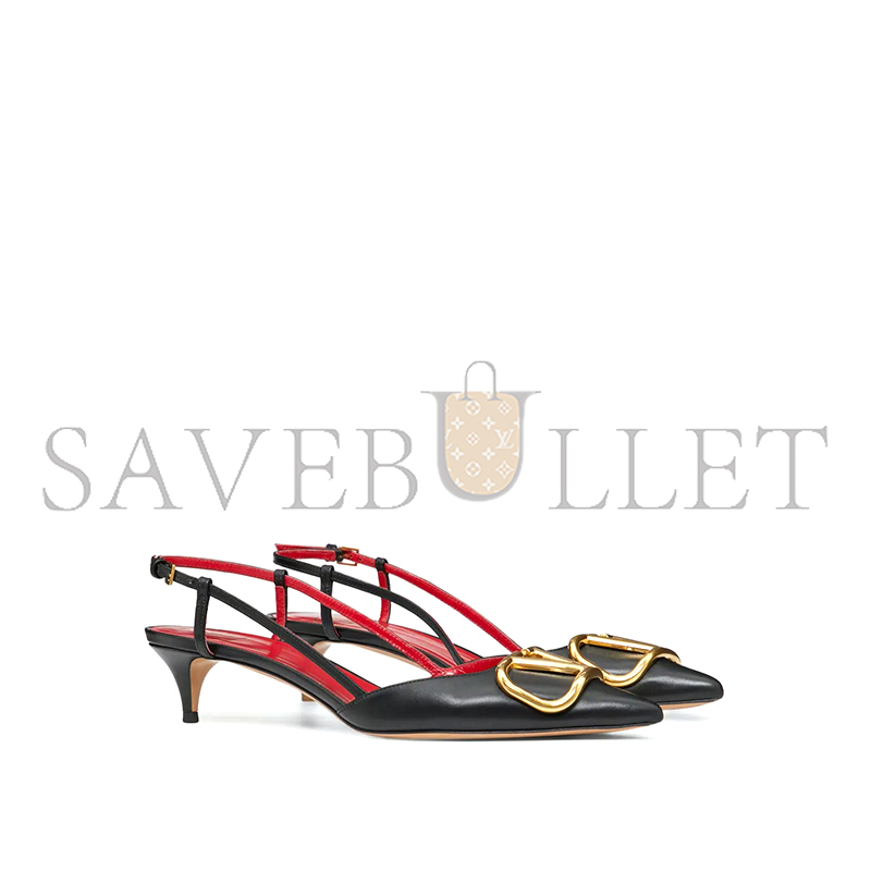 Va1e*ntin0 vlogo signature calfskin slingback pump 40mm 1.6in 5w2s0q70dsh_0no