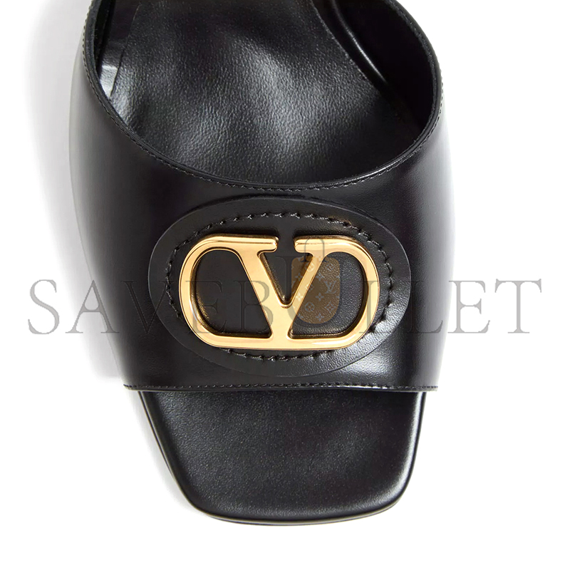 Va1e*ntin0 vlogo signature slide sandal in calfskin 60mm 6w0s0mh7dsh_0no