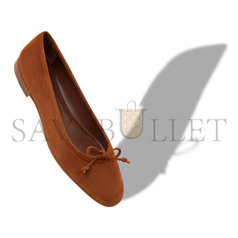 man010 B1ahn*k veralli brown suede ballerina flats 223-1336-0013